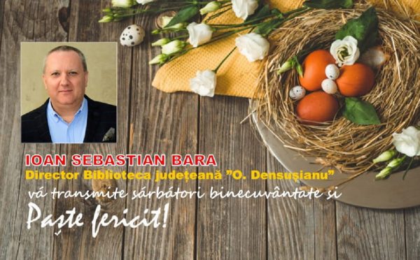Mesaj Pascal / Ioan Sebastian Bara – manager Biblioteca județeană ”Ovid Densușianu”