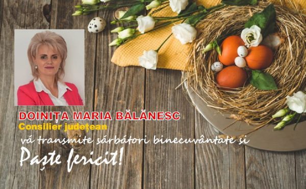 Mesaj Pascal / Doinița Maria Bălănesc – consilier județean