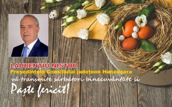 Mesaj Pascal / Laurențiu Nistor – Președintele Consiliului județean Hunedoara