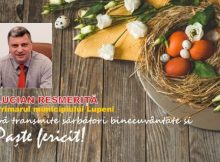 Mesaj Pascal / Lucian Resmeriță – primarul municipiului Lupeni