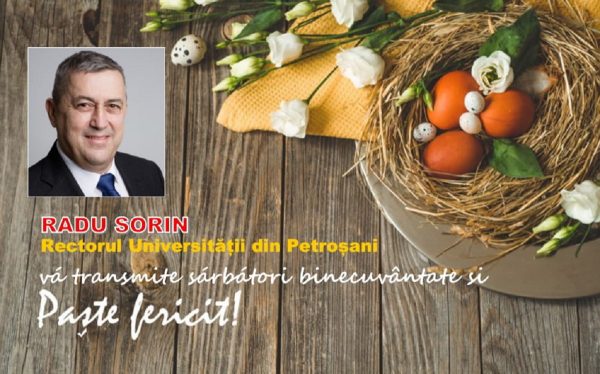 Mesaj Pascal / Radu Sorin – Rectorul Universității din Petroșani