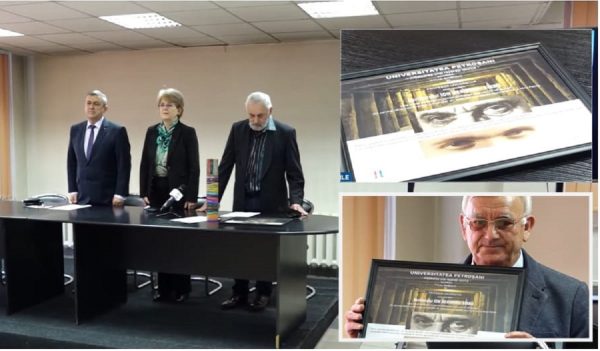 Universitatea din Petroșani i-a atribuit scriitorului Ion Dezideriu Sîrbu titlul de profesor onorific