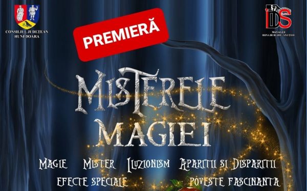 Copiii sunt invitați să descopere ”Misterele Magiei” la Teatrul ”I.D. Sîrbu” din Petroșani