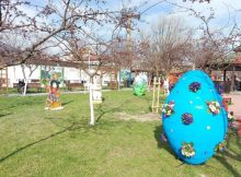 Iepurașul de Paște și-a făcut deja apariția, într-un mod  inedit, în Parcul CAP din Lupeni