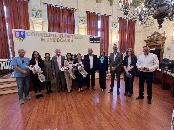 Oaspeți din Republica Moldova, la Consiliul Județean Hunedoara