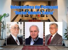 Trei personalități ale științelor inginerești primesc titlul de ”Doctor Honoris Causa” al Universității din Petroșani