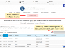 Stadiul dosarelor depuse la DSP Hunedoara poate fi verificat în timp real
