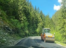 DN 7 A a intrat în reabilitare pe Cheile Jiețului