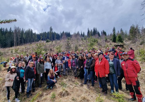 Voluntari social-democrați hunedoreni în acțiune pentru ”Retezatul Verde”