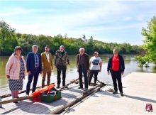 Plutașii veteranului Imi Szuhanek de la ”Petro Aqua” Petroșani, participanți de seamă la ”Festivalul Plutăritului” de la Ciugud