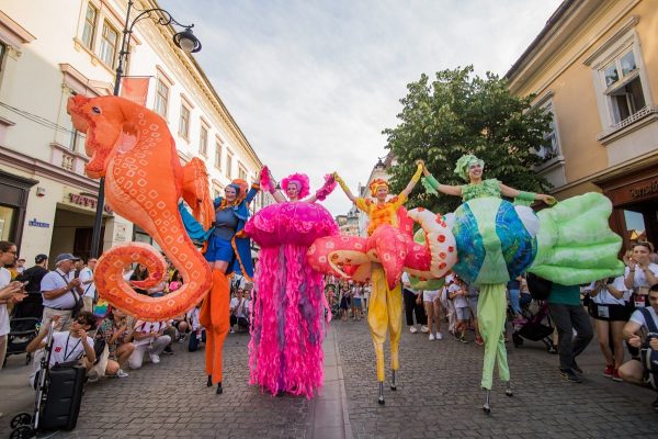 A doua zi de FITS a umplut, din nou, Piața Mare din Sibiu