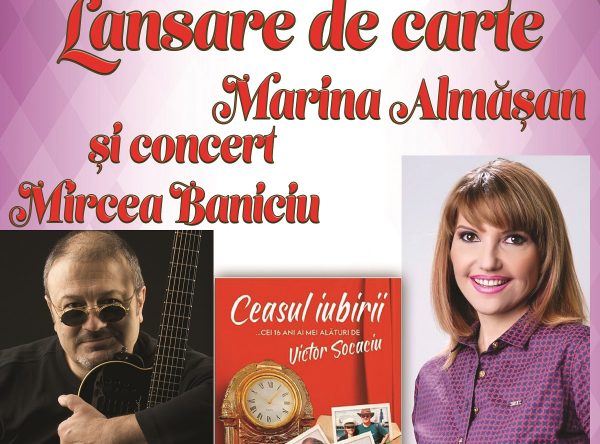 Biblioteca județeană ”Ovid Densușianu” găzduiește lansarea cărții Marinei Almășan „Ceasul iubirii… Cei 16 ani ai mei alături de Victor Socaciu”