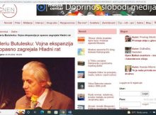 Scriitorul Valeriu Butulescu intervievat de PCNEN, primul ziar electronic din Muntenegru