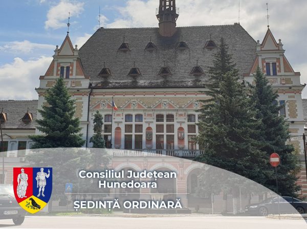 Consiliul județean Hunedoara / Anunț ședința publică a CJH din 31 octombrie 2023