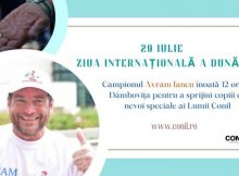 De ”Ziua Dunării”, Avram Iancu înoată la București, pe Dâmbovița, în scop caritabil