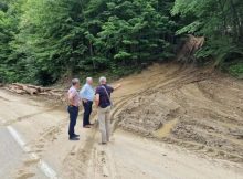 Exploatările de lemn distrug drumul județean spre Sarmizegetusa Regia