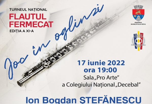 Spectacolul „Joc în oglinzi” readuce flautul fermecat la Deva