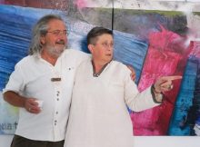 Întâlnire Sergiu Ianza-Sorina Țibacov, sub semnul artelor plastice, la Galeria de artă ”Corvin” din Hunedoara