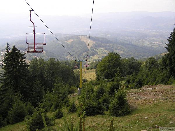 Telescaunul vechi din Parâng a intrat în revizie