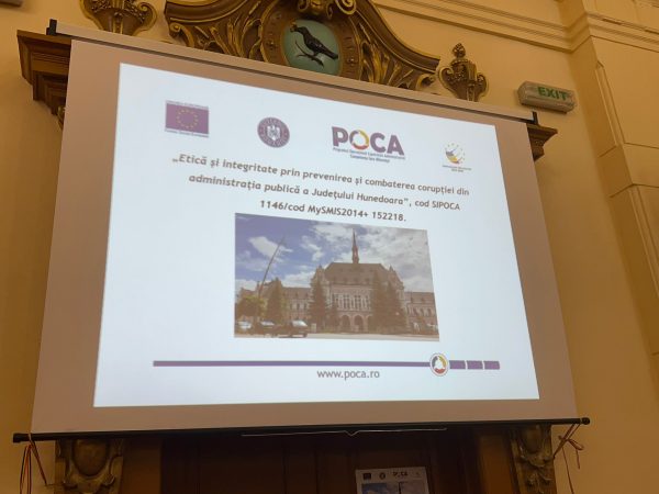 Bani europeni pentru etică și integritate în administrația publică a Județului Hunedoara