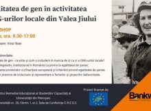 Workshop privind egalitatea de gen în activitatea ONG-urilor de la nivel local în Valea Jiului