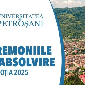 Festivități de absolvire la Universitatea din Petroșani