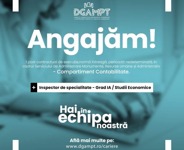 DGAMPT Hunedoara / Anunț de angajare