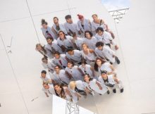 Dansatorii reprezentanți ai TNRS, la repetițiile pentru premiera spectacolului final al People Power Partnership