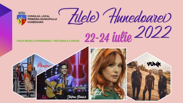 Se anunță spectacol total, în week-end, la Zilele Municipiului Hunedoara