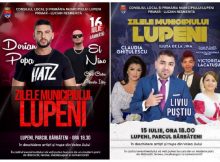 Dorian Popa și Liviu Puștiu, cap de afiș la Zilele Municipiului Lupeni, ediția 2022