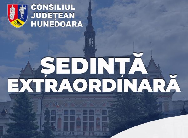 Ședință extraordinară a CJH vineri, 13 octombrie 2023