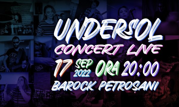 Formația ”UnderSol” iese la suprafață ! Concertul de debut are loc în emblematicul spațiu artistic de la ”Barock” Petroșani