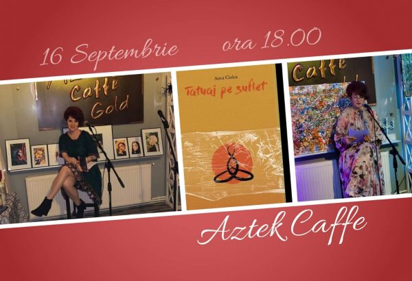 Lansare de carte Anca Ciolca / ”Tatuaj pe suflet”, un volum de poezie ca o declarație de dragoste