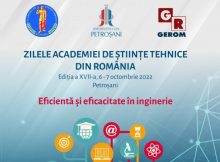 La Universitatea din Petroșani încep „Zilele Academiei de Științe Tehnice din România”