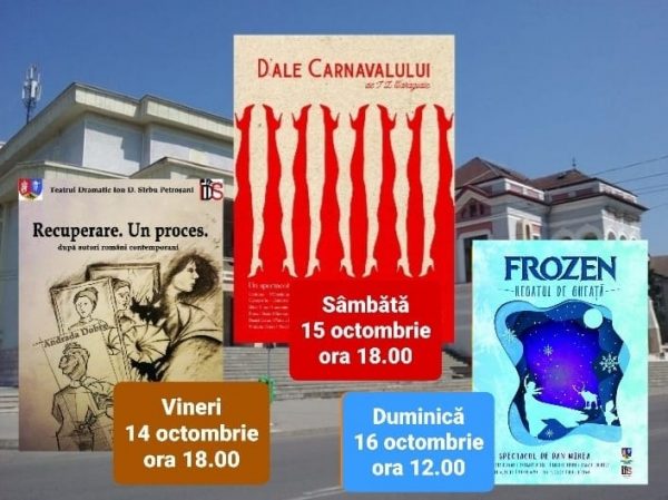 Trei zile de spectacole pentru toate gusturile și vârstele la Petroșani