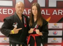 Palmares de invidiat pentru sportiva Timeea Ștefănescu din Lupeni la Campionatul European de Kempo