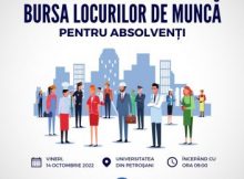 AJOFM Hunedoara organizează, la Petroșani, pe 14 octombrie, Bursa Locurilor de Muncă pentru Absolvenți