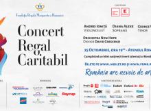 Muzicieni de talie internațională într-un Concert Regal caritabil pe scena Ateneului Român, în susținerea tinerilor talentați ai României