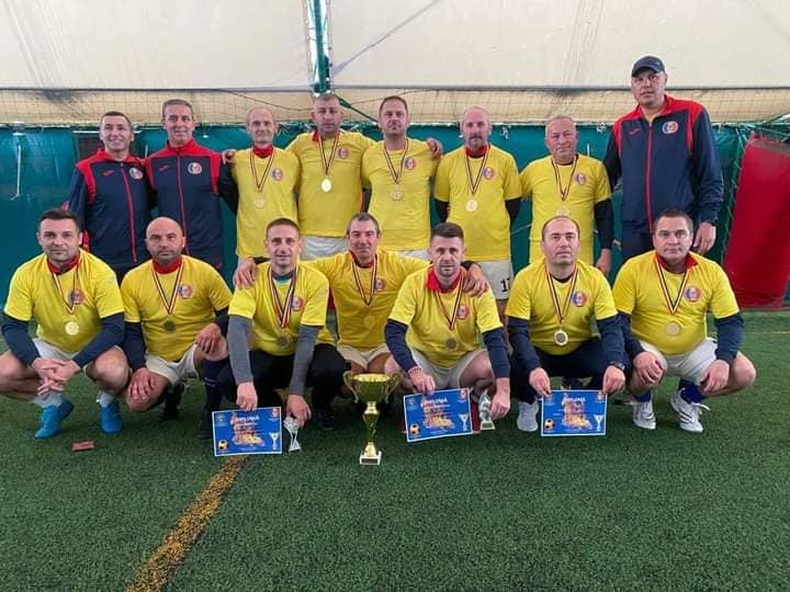 Pompierii hunedoreni, campioni naționali la minifotbal