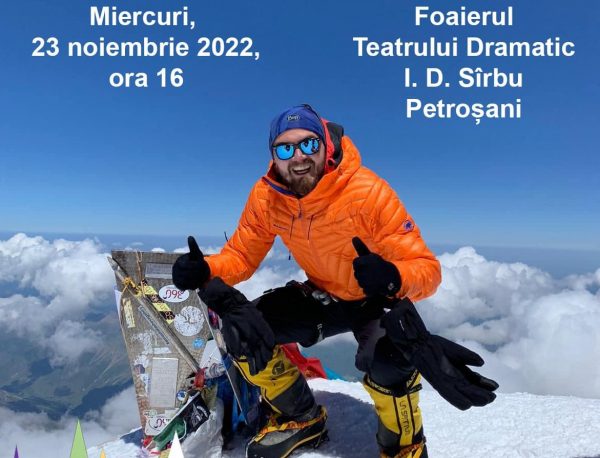 Invitație la o întâlnire cu Adrian Ahrițculesei, primul alpinist român care poate închide cu succes circuitul celor 7 vulcani