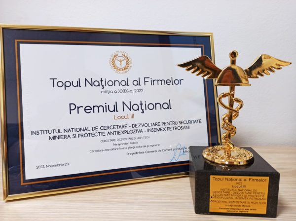 INSEMEX în Topul Național al Firmelor și în 2022