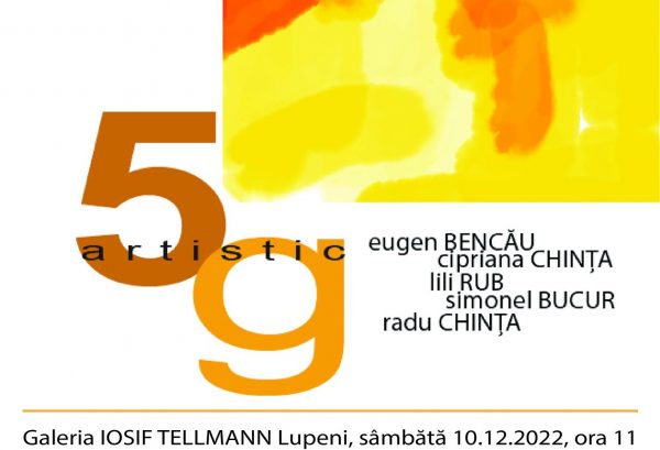 Expoziție de artă plastică 5G, la galeria de arte din Lupeni
