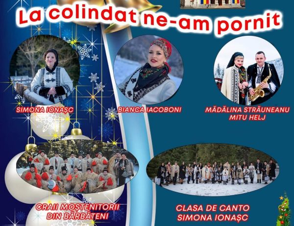 ”La colindat am pornit”, concert de colinde la Palatul Cultural din Lupeni