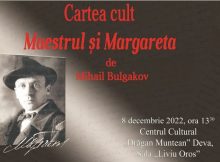 „Cartea cult – Maestrul și Margareta”, o nouă manifestare cultural-educativă a Bibliotecii județene ”Ovid Densușianu”