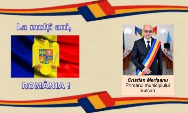 Cristian Merișanu /  Mesaj de Ziua Națională a României