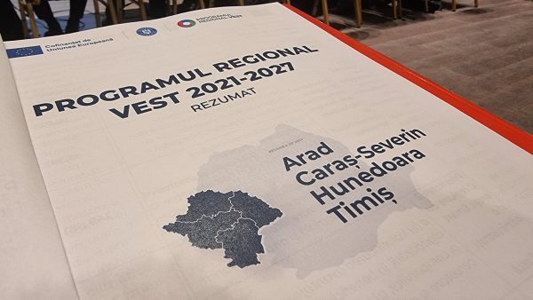 Consultări privind oportunitățile de finanțare din Programul Regional (PR) Vest 2021-2027