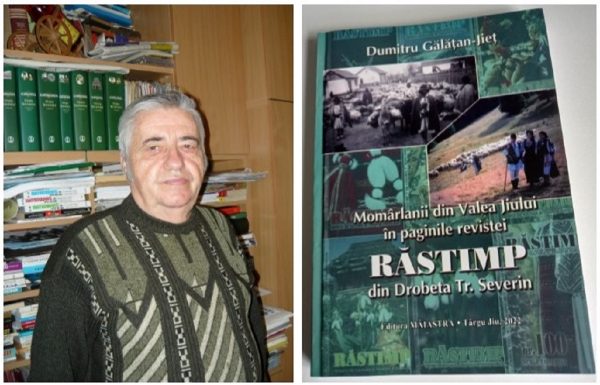 Mărturii peste timp despre momârlani, adunate din revista ”Răstimp”, într-o nouă carte a scriitorului Dumitru Gălățan Jieț