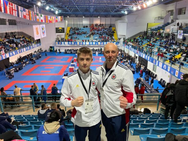 Un onorabil loc V pentru karatistul Mathias Popescu, la Campionatul European din Cipru