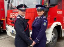 Și-au unit destinele de Dragobete, purtând uniforma cu care se mândresc