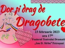 ”Dor și drag de Dragobete”, eveniment cultural sub semnul poeziei, organizat de Biblioteca  județeană ”Ovid Densușianu” la Petroșani